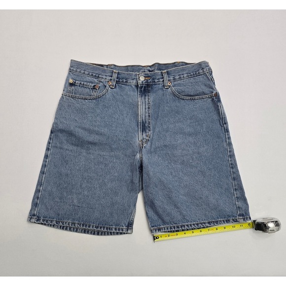 Levis 550 Relaxed Fit Denim Shorts Mens 38 Medium Wash Blue Cotton Vintage - Picture 11 of 16